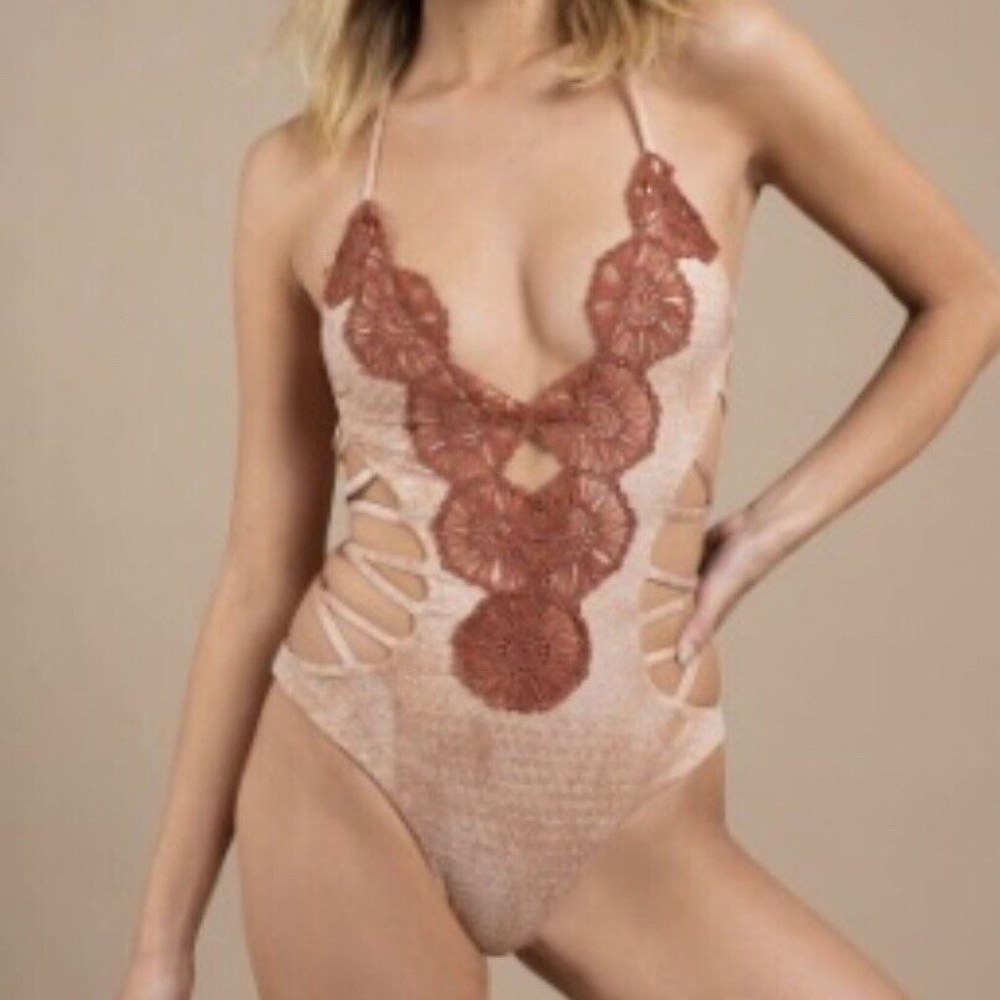 Blue Life - Revolve - Eclipse One Piece - Multi Cut Out - Mauve